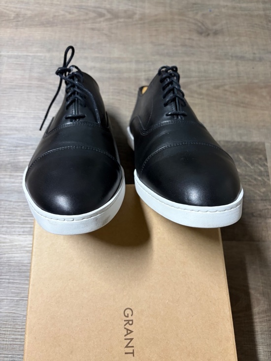 Allen Edmonds Park Ave 2.0 Dress Sneaker Black Leather 11.5 E Wide main image 11